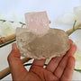 Large Pink Morganite Crystal Specimen on Quartz matrix 3.3 inch