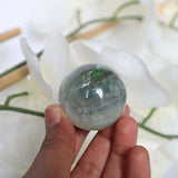 Green Fluorite Sphere: Natural Reiki Healing Crystal Gift