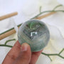 Green Fluorite Sphere: Natural Reiki Healing Crystal Gift