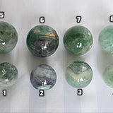 Green Fluorite Sphere: Natural Reiki Healing Crystal Gift