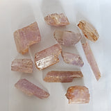 Raw Kunzite Crystal Specimen: Natural Untreated Gemstone