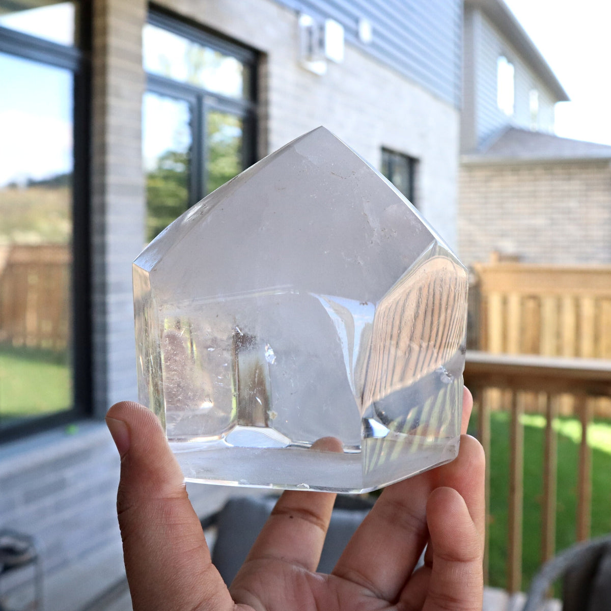 Clear Quartz Polished Tower Point
