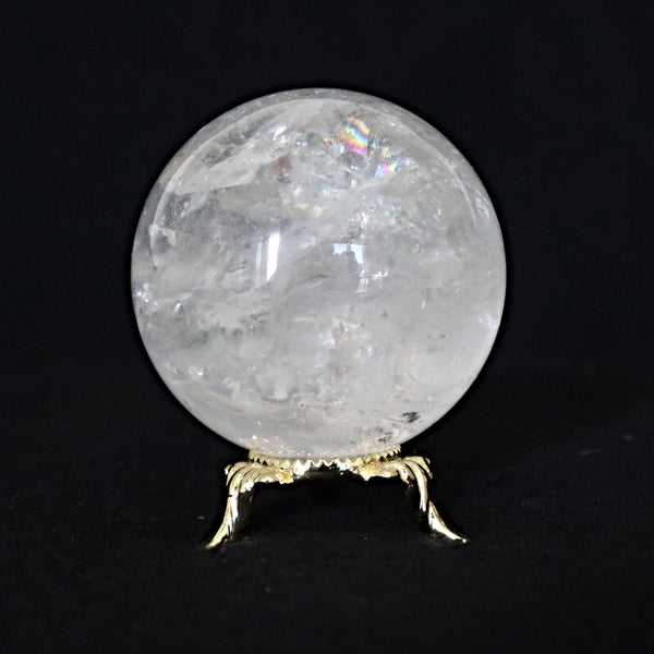 Clear Crystal Quartz Sphere - Healing Stone