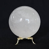 clear quartz sphere for home decor