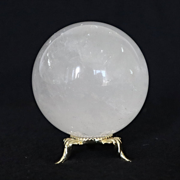 clear quartz sphere for home decor