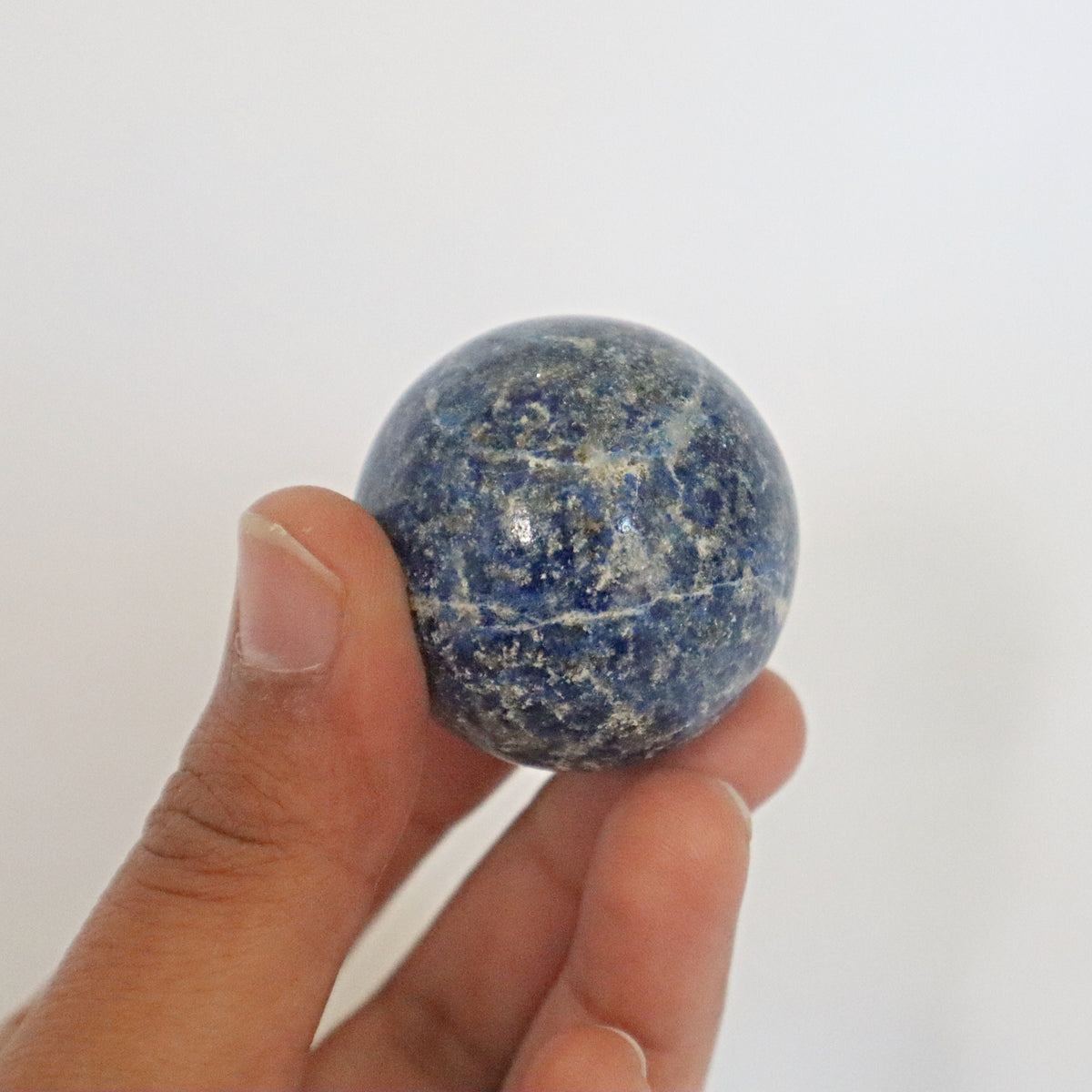Lapis Lazuli Sphere, Third Eye Crystal, Throat Chakra Crystal