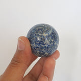 Lapis Lazuli Sphere, Third Eye Crystal, Throat Chakra Crystal