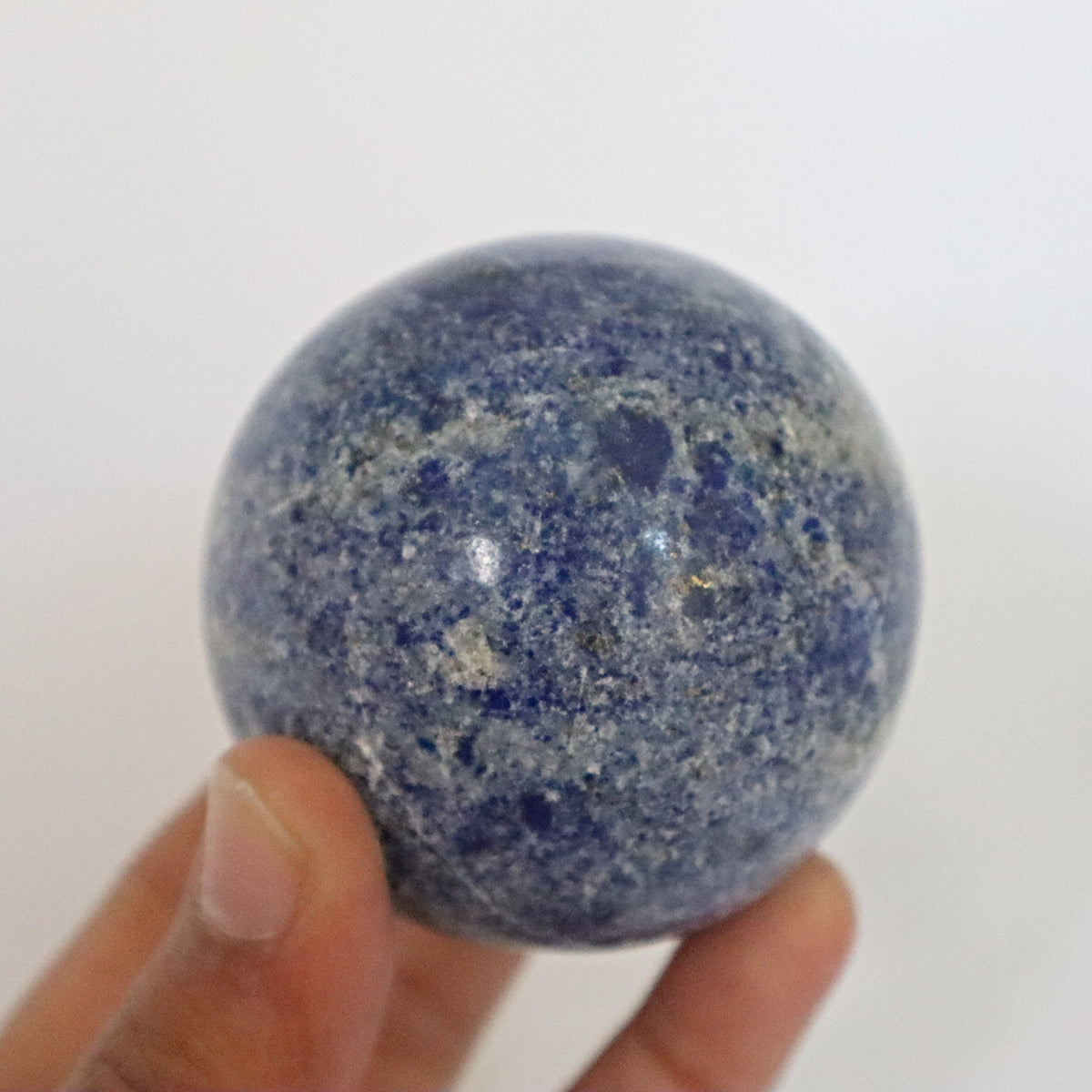 Lapis Lazuli Sphere, Third Eye Crystal, Throat Chakra Crystal