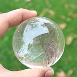 Clear Crystal Quartz Sphere: High Grade Healing Stone