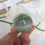 Green Fluorite Sphere: Natural Reiki Healing Crystal Gift