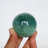 Green Fluorite Sphere: Reiki Healing Crystal Gift