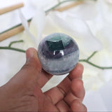 Green Fluorite Sphere: Natural Reiki Healing Crystal Gift