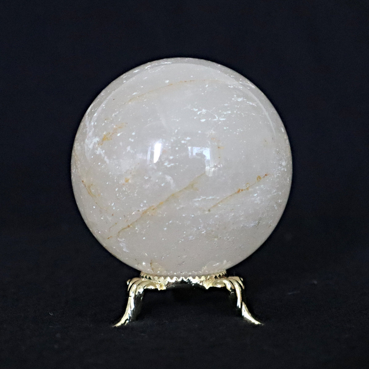 Clear Crystal Quartz Sphere - Healing Stone