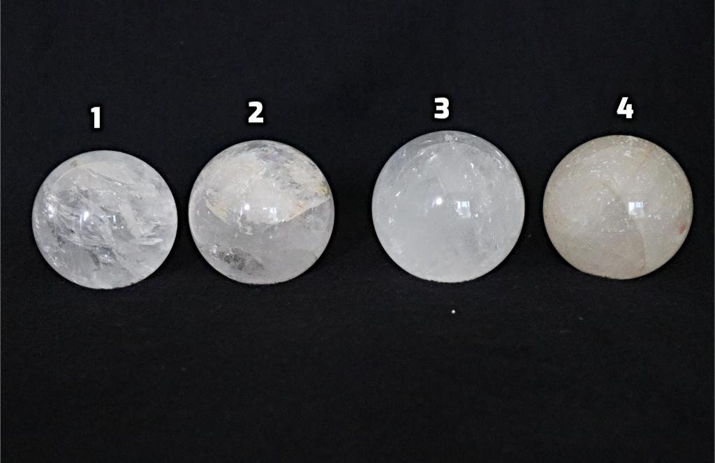 Clear Crystal Quartz Sphere - Healing Stone