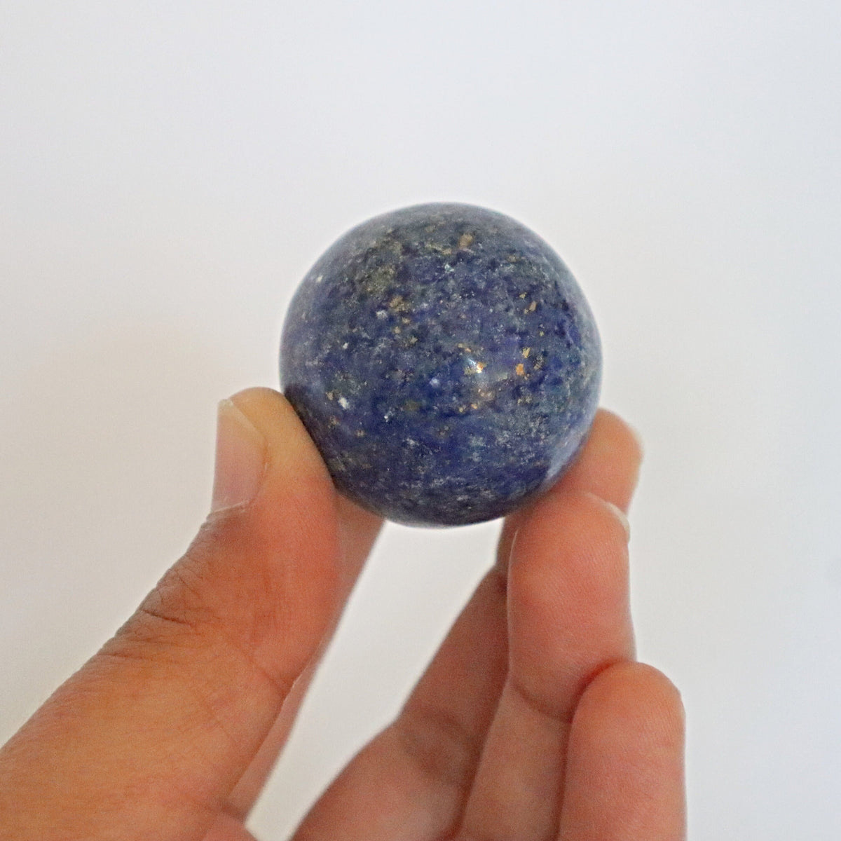 Lapis Lazuli Sphere, Third Eye Crystal, Throat Chakra Crystal