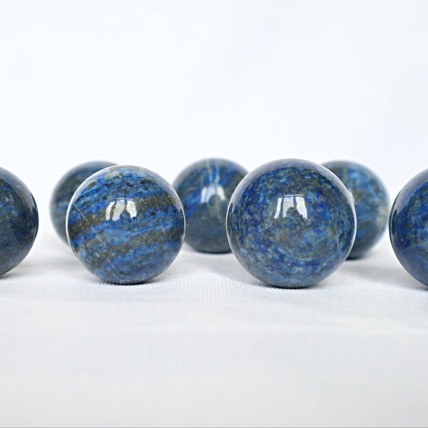 Lapis Lazuli Sphere 30mm, Third Eye Crystal, Throat Chakra Crystal