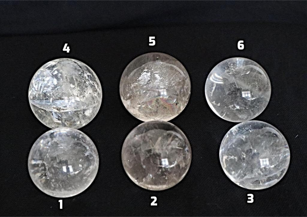 Clear Quartz Sphere: Crystal Ball, Healing Stone
