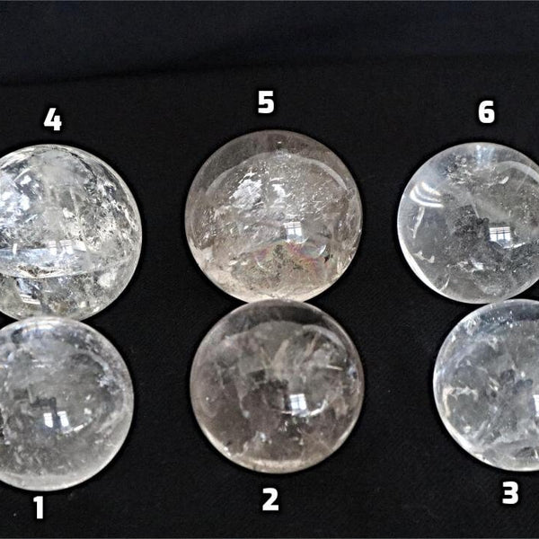 Clear Quartz Sphere: Crystal Ball, Healing Stone