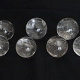 Clear Crystal Quartz Sphere: High Grade Healing Stone