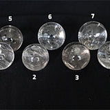 Clear Crystal Quartz Sphere: High Grade Healing Stone