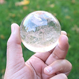 Clear Quartz Sphere: Crystal Ball, Healing Stone