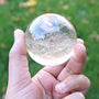 Clear Quartz Sphere: Crystal Ball, Healing Stone