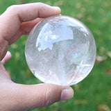 Clear Quartz Sphere: Crystal Ball, Healing Stone