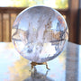 Large Natural Crystal Quartz Sphere (96mm, 3 lbs)