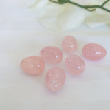 Natural Rose Quartz Egg: Mental and Emotional Wellness Stone