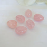 Natural Rose Quartz Egg: Mental and Emotional Wellness Stone