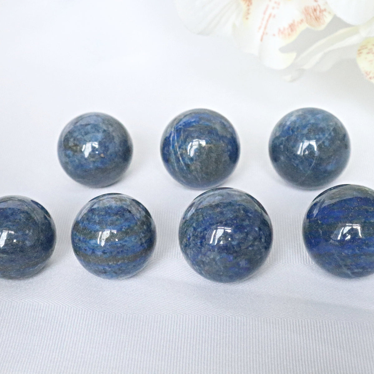 Lapis Lazuli Sphere 30mm, Third Eye Crystal, Throat Chakra Crystal