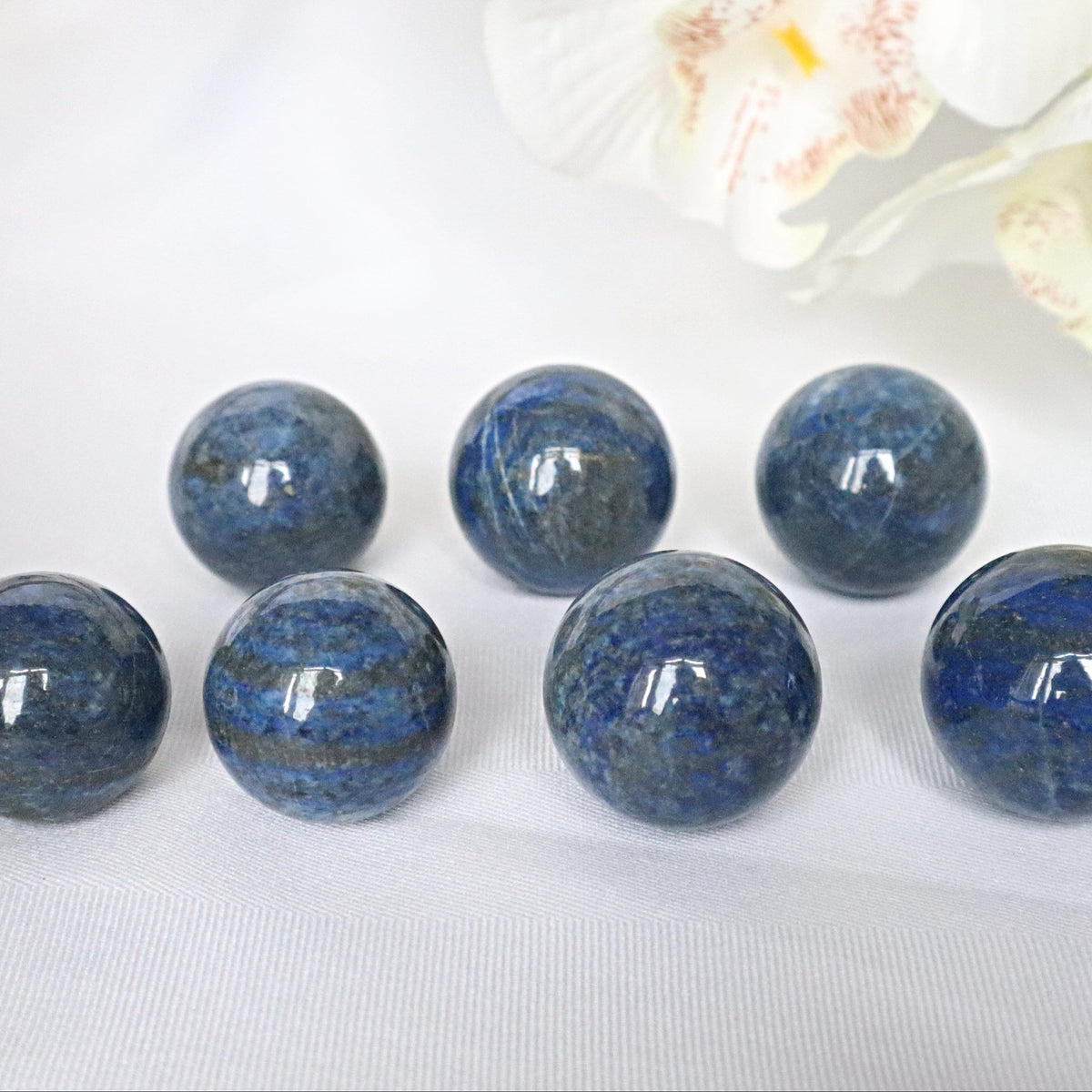 Lapis Lazuli Sphere 30mm, Third Eye Crystal, Throat Chakra Crystal