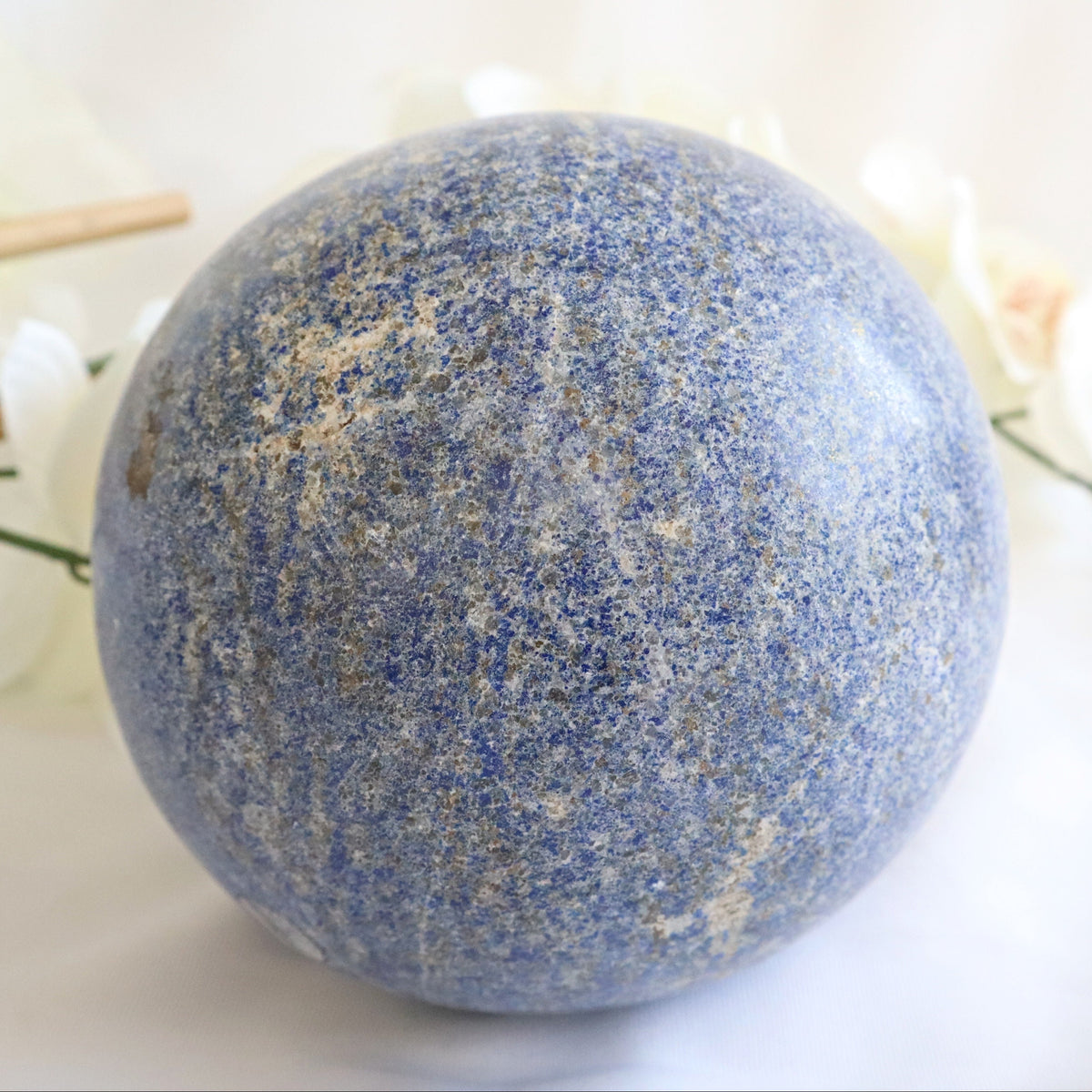 Large Light Blue Lapis Lazuli Sphere (5.9 inch, 11 lbs)
