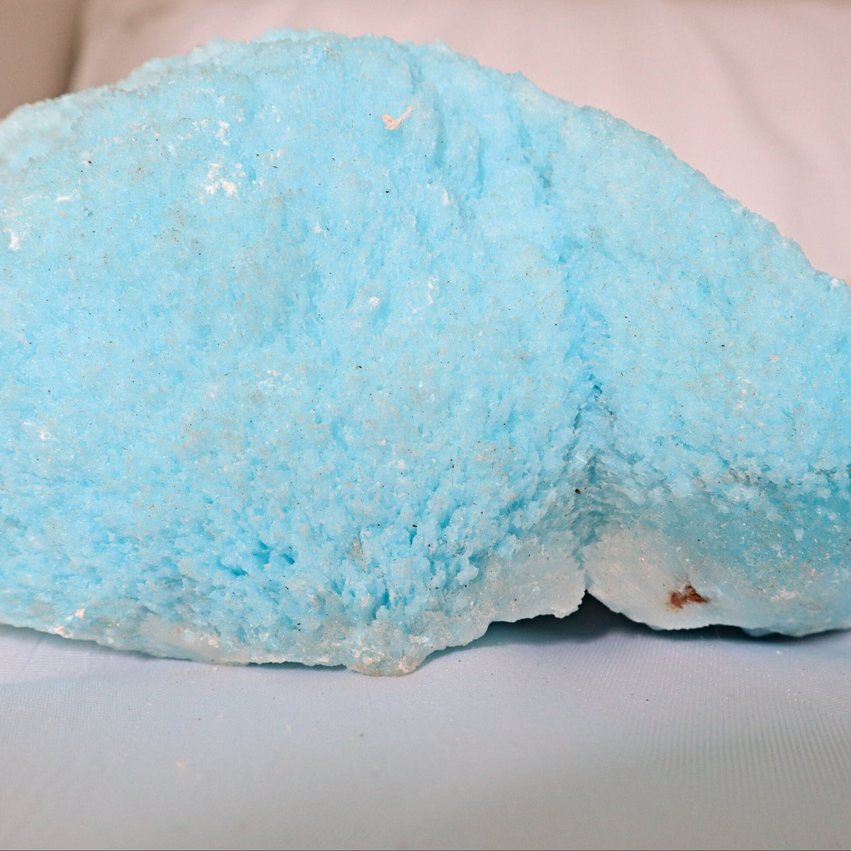 Large Raw Blue Aragonite Mineral Specimen | Calming Crystal Stone