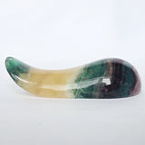 Rainbow Fluorite Massage Wand: Meditation Crystal Stone Gift