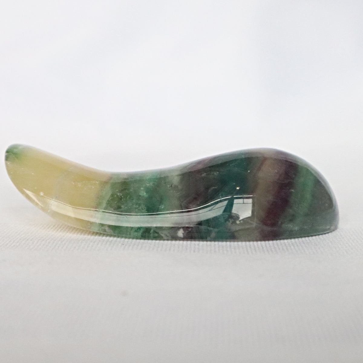 Rainbow Fluorite Massage Wand: Meditation Crystal Stone Gift
