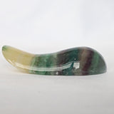 Rainbow Fluorite Massage Wand: Meditation Crystal Stone Gift