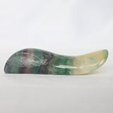 Rainbow Fluorite Massage Wand: Meditation Crystal Stone Gift