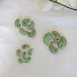 Chrysoprase Magatama: Green Crystal Japanese Charm