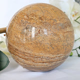 Large Picture Jasper Sphere 10.8 Lb 6.1 inches