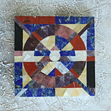 Lapis lazuli inlay tile decor