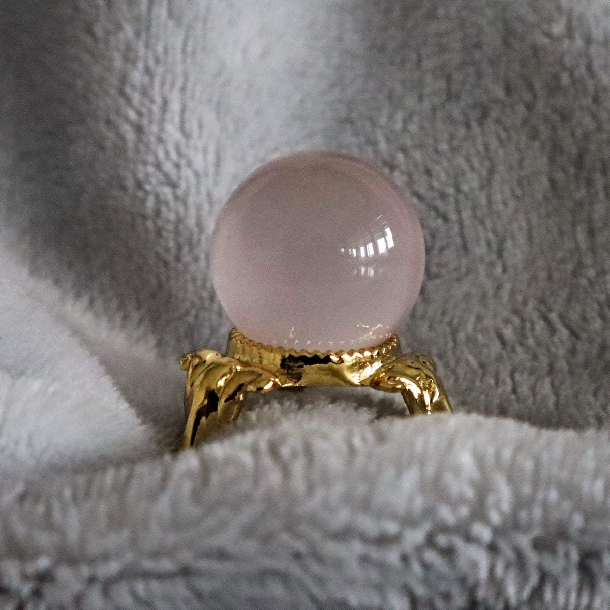Madagascar Star Rose Quartz Sphere 21mm Gem Grade AAAA SR03
