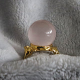Madagascar Star Rose Quartz Sphere 21mm Gem Grade AAAA SR03