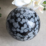 snowflake obsidian sphere