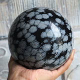 snowflake obsidian sphere