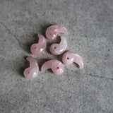 Rose Quartz Magatama Japanese Talisman