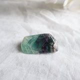 Large Tumbled fluorite for grounding and focus