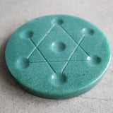 crystal grid plate for 7 spheres