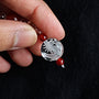 Crystal Dragon Charm for Car and Phone with Red Carnelian or bag charm , keychain