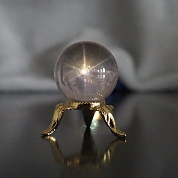 Madagascar Star Rose Quartz Sphere